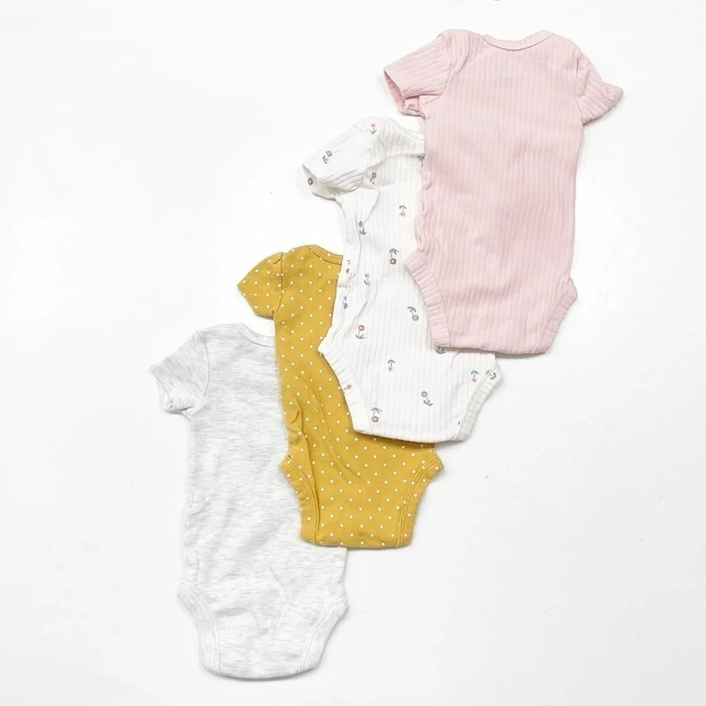 Carter's baby girls short sleeve bodysuits